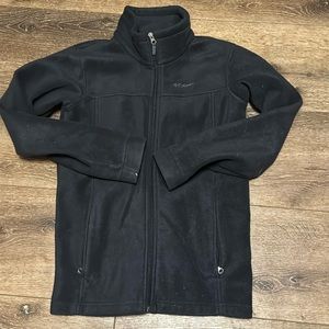 Columbia black‎ fleece youth large